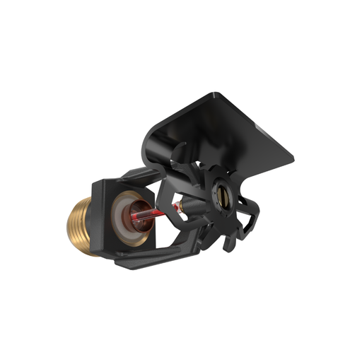Viking® VK319, Model M, 5.6K, Standard, High Pressure 250 PSI, Horizontal Sidewall, QR, 1/2" NPT, Black, 155 Degree 12285MB/B Fire Sprinkler Head