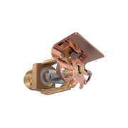 Viking® VK320, Model M, 5.6K, Standard, Fusible Link, High Pressure, Horizontal Sidewall, QR, 1/2" NPT, Brass, 165 Degree 13955AC Fire Sprinkler Head