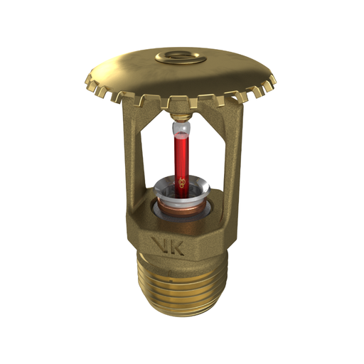 Viking® VK325, Model M, 2.8K, Standard, Upright, QR, 1/2" NPT, Brass, 155 Degree 20982AB Fire Sprinkler Head