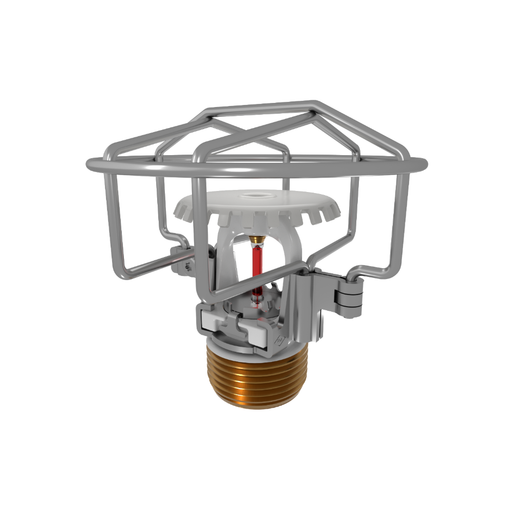 Viking® VK3501, XT1, Intermediate Level/In-Rack, Preassembled w/ Guard, 8.0K, Upright, QR, 3/4" NPT, White, 155 Degree 23877MB/WG Fire Sprinkler Head