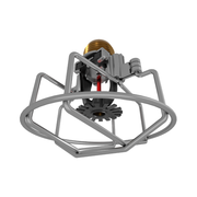 Viking® VK3521, XT1, Intermediate Level/In-Rack, Preassembled w/ Guard, 8.0K, Pendent, QR, 3/4" NPT, Black, 155 Degree 23878MB/BG Fire Sprinkler Head
