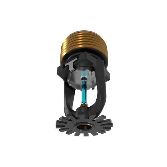 Viking® VK3521, XT1, 8.0K, Standard, Pendent, QR, 3/4" NPT, Black, 286 Degree 23878MG/B Fire Sprinkler Head - WeSupplyIt.com