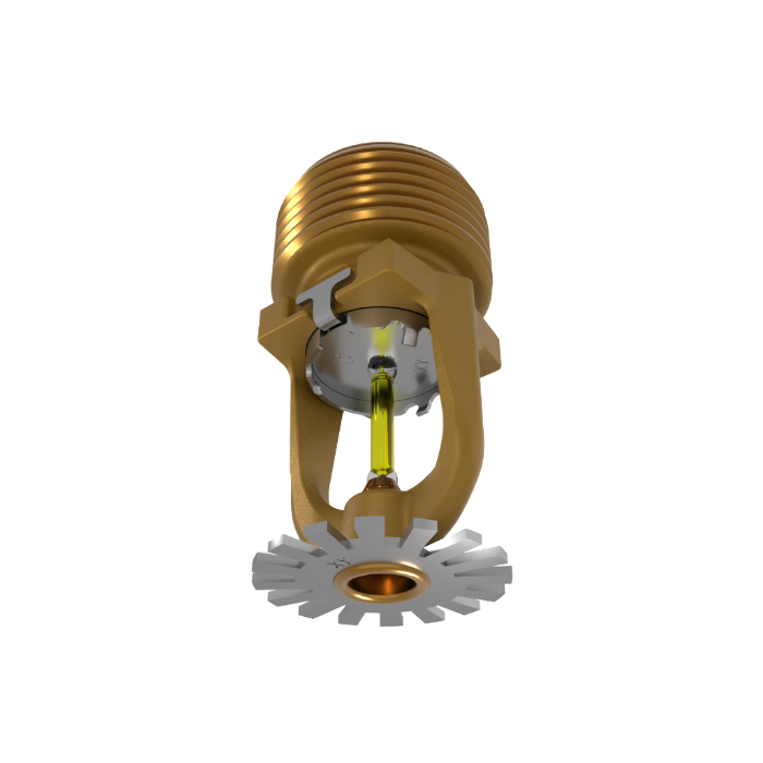 Viking® VK3521, XT1, 8.0K, Standard, Pendent, QR, 3/4" NPT, Brass, 175 Degree 23878AD Fire Sprinkler Head - WeSupplyIt.com
