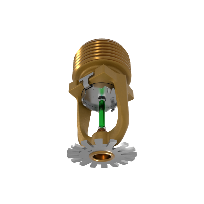 Viking® VK3521, XT1, 8.0K, Standard, Pendent, QR, 3/4" NPT, Brass, 200 Degree 23878AE Fire Sprinkler Head