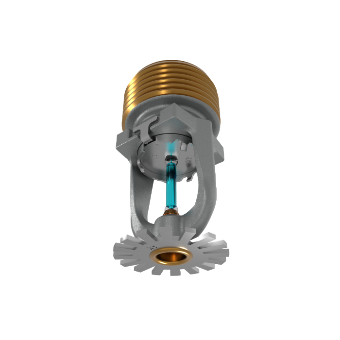 Viking® VK3521, XT1, 8.0K, Standard, Pendent, QR, 3/4" NPT, Chrome, 286 Degree 23878FG Fire Sprinkler Head