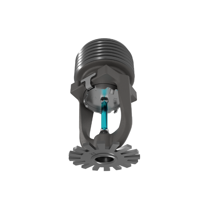 Viking® VK3521, XT1, 8.0K, Standard, Pendent, QR, 3/4" NPT, Nickel PTFE (ENT), 286 Degree 23878JNG Fire Sprinkler Head - WeSupplyIt.com