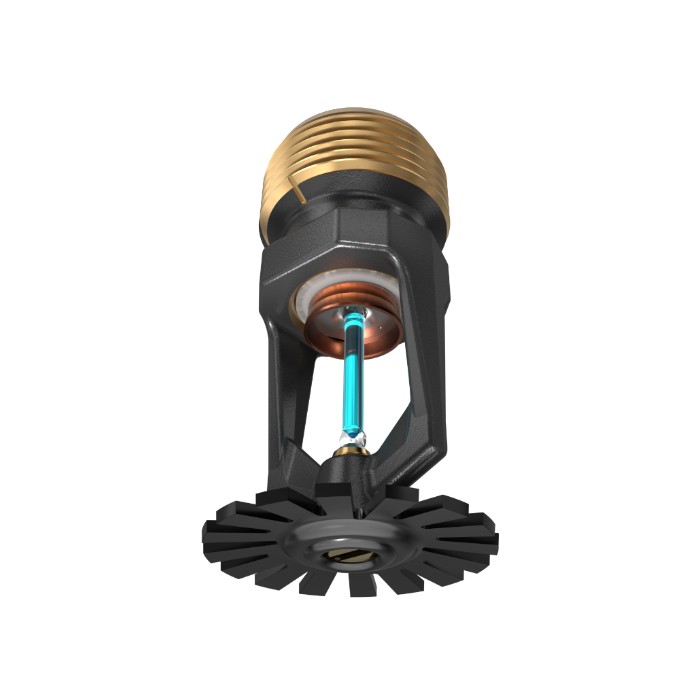 Viking® VK352, Model M, 8.0K, Standard, Pendent, QR, 3/4" NPT, Black, 286 Degree 18258MG/B Fire Sprinkler Head - WeSupplyIt.com