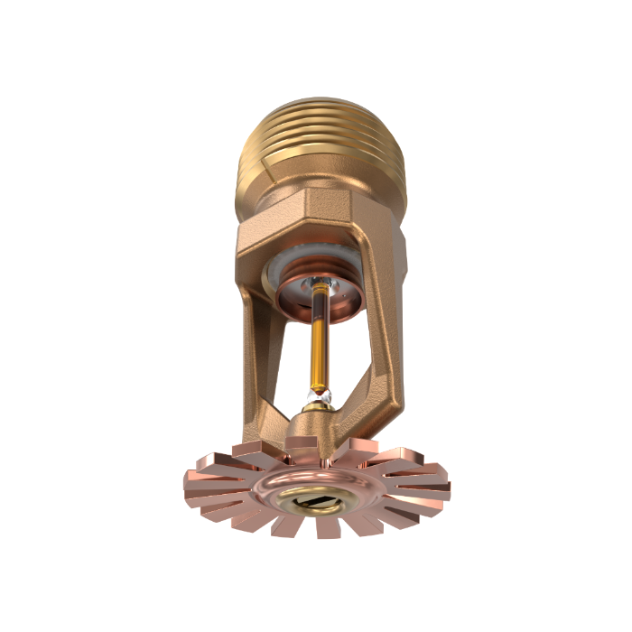Viking® VK352, Model M, 8.0K, Standard, Pendent, QR, 3/4" NPT, Brass, 135 Degree 18258AA Fire Sprinkler Head - WeSupplyIt.com