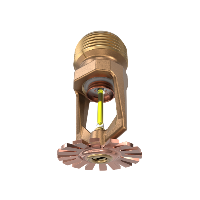 Viking® VK352, Model M, 8.0K, Standard, Pendent, QR, 3/4" NPT, Brass, 175 Degree 18258AD Fire Sprinkler Head - WeSupplyIt.com