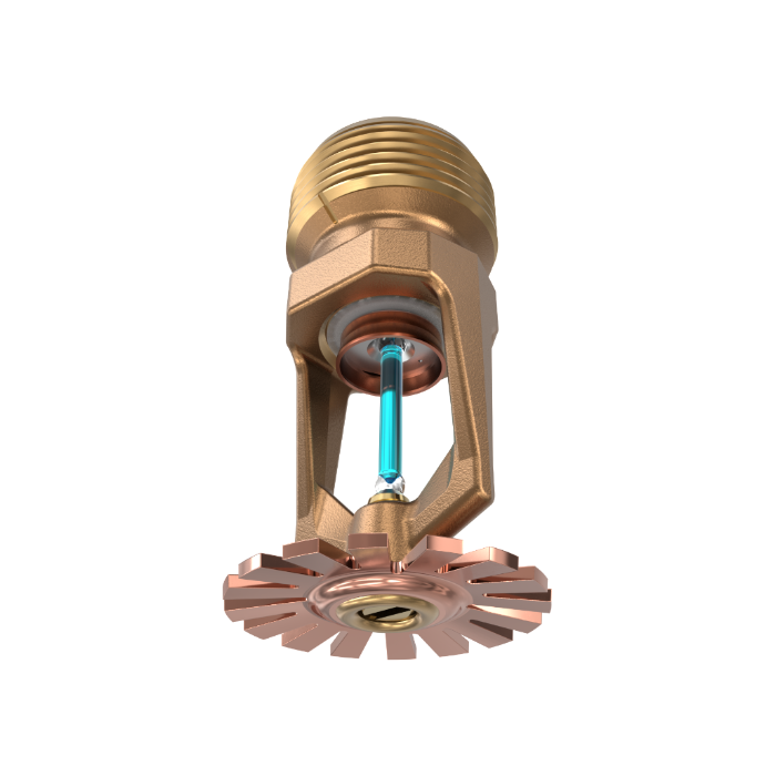 Viking® VK352, Model M, 8.0K, Standard, Pendent, QR, 3/4" NPT, Brass, 286 Degree 18258AG Fire Sprinkler Head - WeSupplyIt.com