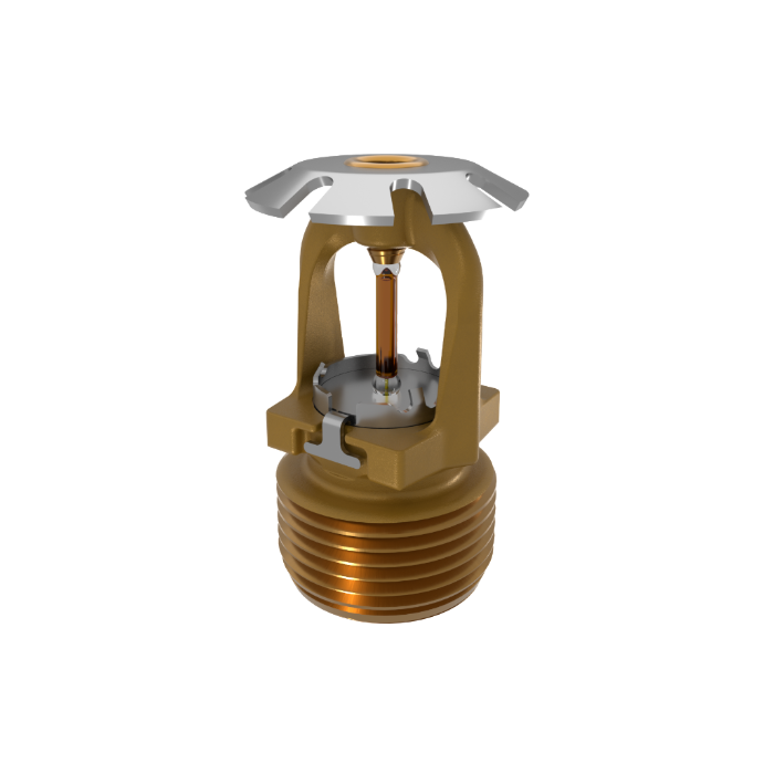 Viking® VK3541, 8.0K, Standard, Conventional, QR, 3/4" NPT, Brass, 135 Degree 23912AA Fire Sprinkler Head - WeSupplyIt.com