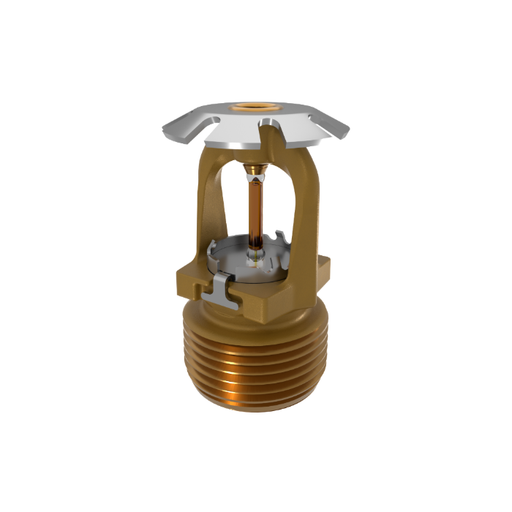 Viking® VK3541, 8.0K, Standard, Conventional, QR, 3/4" NPT, Brass, 135 Degree 23912AA Fire Sprinkler Head