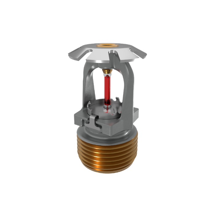 Viking® VK3541, 8.0K, Standard, Conventional, QR, 3/4" NPT, Chrome, 155 Degree 23912FB Fire Sprinkler Head - WeSupplyIt.com