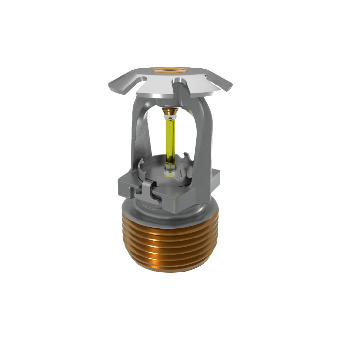 Viking® VK3541, 8.0K, Standard, Conventional, QR, 3/4" NPT, Chrome, 175 Degree 23912FD Fire Sprinkler Head - WeSupplyIt.com