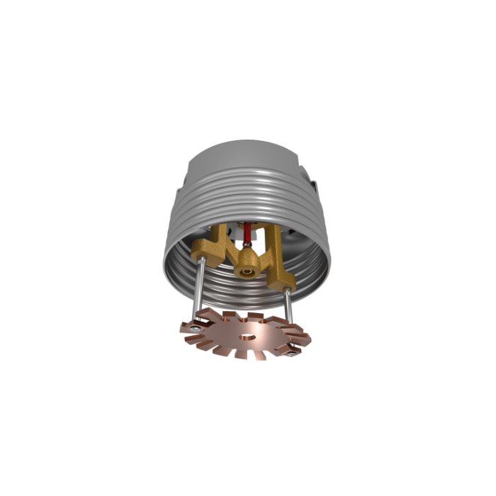 Viking® VK4621, 5.6K, Standard, Concealed Pendent, QR, 1/2" NPT, Brass, 155 Degree 24682AB Fire Sprinkler Head - WeSupplyIt.com