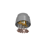 Viking® VK4621, 5.6K, Standard, Concealed Pendent, QR, 1/2" NPT, Brass, 155 Degree 24682AB Fire Sprinkler Head