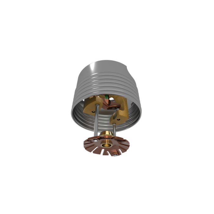 Viking® VK464, Mirage, 8.0K, Standard, Concealed Pendent, QR, 3/4" NPT, Brass, 200 Degree 13614AE Fire Sprinkler Head - WeSupplyIt.com