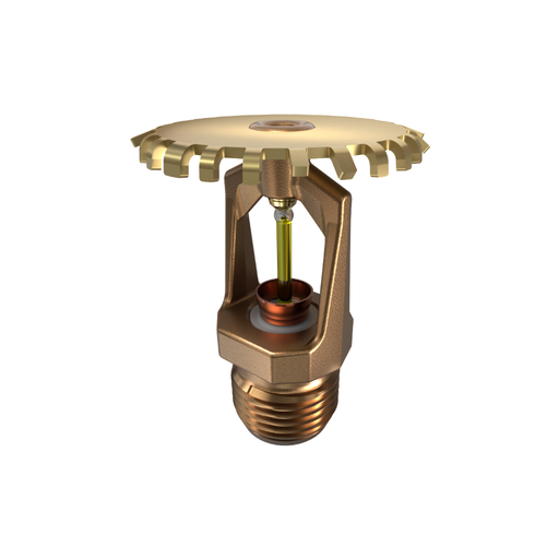 Viking® VK467, Freedom, Residential Sprinkler, Upright, 4.9K, QR, 1/2" NPT, Brass, 175 Degree 19154AD Fire Sprinkler Head