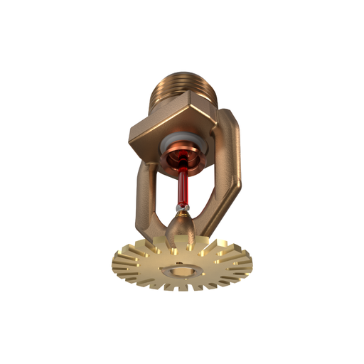 Viking® VK468, Freedom, Residential Sprinkler, Pendent, 4.9K, QR, 1/2" NPT, Brass, 155 Degree 13637AB Fire Sprinkler Head