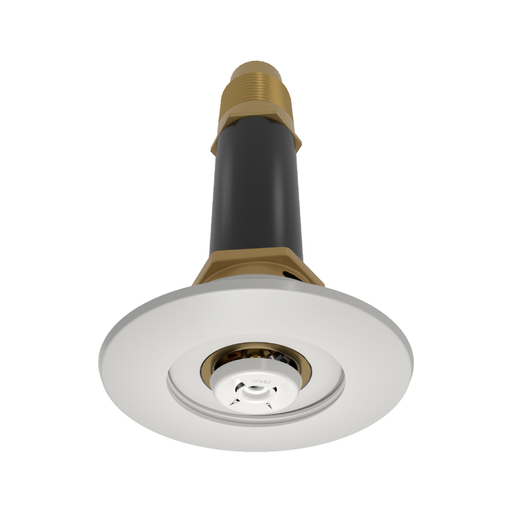 Viking® VK482, Dry Sprinkler, 5.6K, Light and Ordinary Hazard, Recessed Flush-Style Sprinkler, Pendent, Fusible Link, QR, 1” NPT, White, 205 Degree, 6” Length, 18385ME/W06 Fire Sprinkler Head