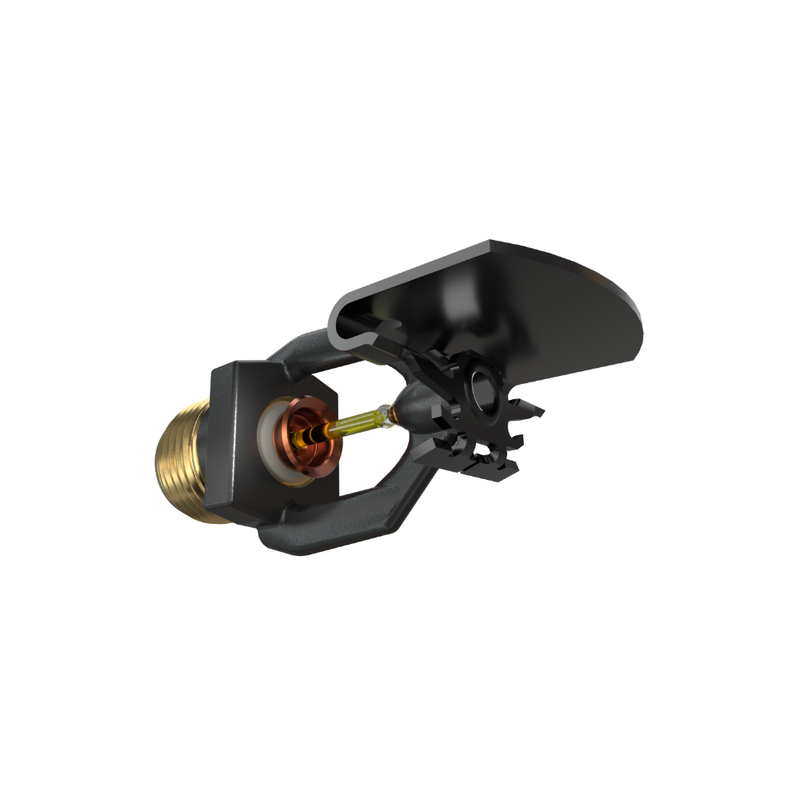 Viking® VK484, Freedom, Residential Sprinkler, Horizontal Sidewall, 4.2K, QR, 1/2" NPT, Black, 175 Degree 16240MD/B Fire Sprinkler Head