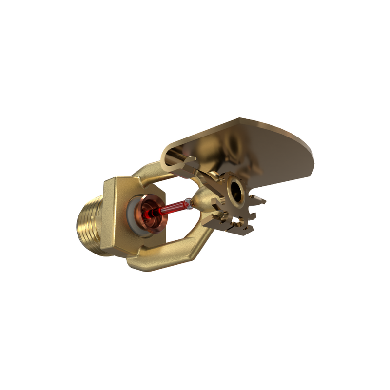 Viking® VK484, Freedom, Residential Sprinkler, Horizontal Sidewall, 4.2K, QR, 1/2" NPT, Brass, 155 Degree 16240AB Fire Sprinkler Head - WeSupplyIt.com