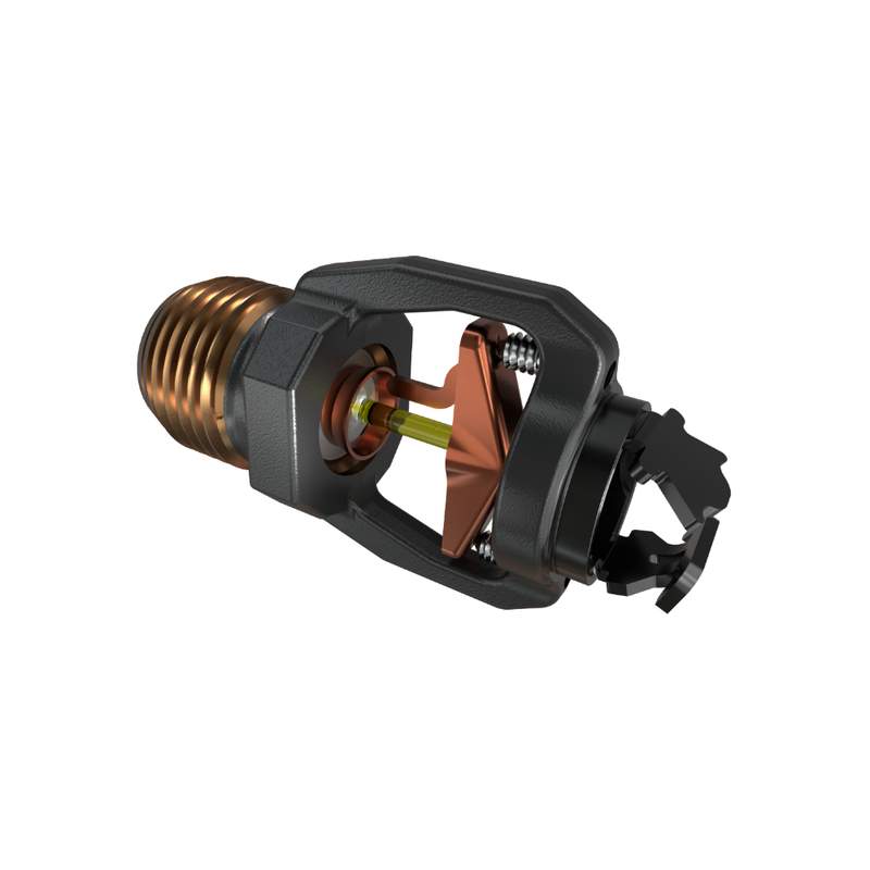 Viking® VK486, Freedom, Microtech, Residential Sprinkler, Horizontal Sidewall, 4.0K, QR, 1/2" NPT, Black, 175 Degree 17315MD/B Fire Sprinkler Head