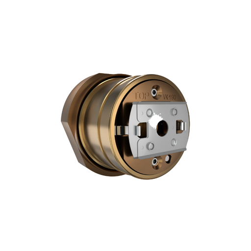 Viking® VK490, Freedom, Residential Sprinkler, Horizontal Sidewall, Fusible Link Flat Concealed, 5.8K, QR, 1/2" NPT, Brass, 205 Degree 20409AE Fire Sprinkler Head