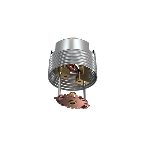 Viking® VK498, Freedom, Residential Sprinkler, Flat Concealed Pendent, 5.8K, QR, 1/2" NPT, Brass, 155 Degree 23764AB Fire Sprinkler Head