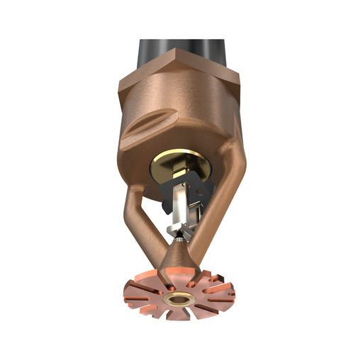 Viking® VK502, ESFR, Dry Sprinkler Pendent, 14.0K, Fusible Link, Pendent, Fast Response, Threaded, 1 ½” NPT, Brass, 165 Degree, 30” Length, 18711AC Fire Sprinkler Head