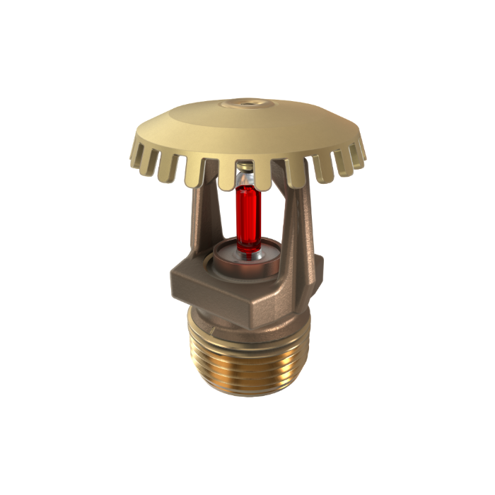 Viking® VK530, Model M, ELO, Special Application, 11.2K, Upright, SR, 3/4" NPT, Wax Coated Brass, 155 Degree, 09679CB Fire Sprinkler Head