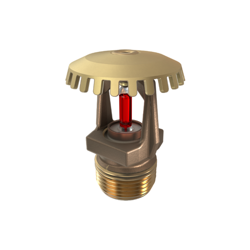 Viking® VK530, Model M, ELO, Special Application, 11.2K, Upright, SR, 3/4" NPT, Wax Coated Brass, 155 Degree, 09679CB Fire Sprinkler Head