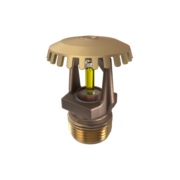 Viking® VK530, Model M, ELO, Special Application, 11.2K, Upright, SR, 3/4" NPT, Wax Coated Brass, 175 Degree, 09679CD Fire Sprinkler Head