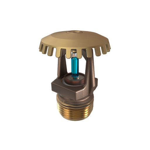 Viking® VK530, Model M, ELO, Special Application, 11.2K, Upright, SR, 3/4" NPT, Wax Coated Brass, 286 Degree, 09679CG Fire Sprinkler Head