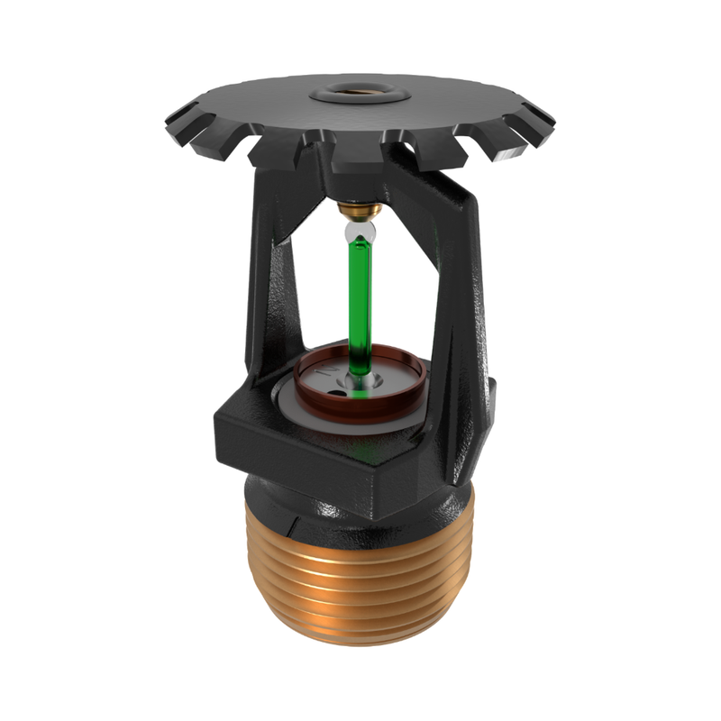 Viking® VK532, Microfast Model M, 11.2K, Extra Large Orifice, Extended Coverage, Upright, QR/SR, 3/4" NPT, Black, 200 Degree 08687ME/B Fire Sprinkler Head