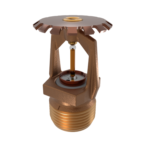 Viking® VK532, Microfast Model M, 11.2K, Extra Large Orifice, Extended Coverage, Upright, QR/SR, 3/4" NPT, Brass, 135 Degree 08687AA Fire Sprinkler Head