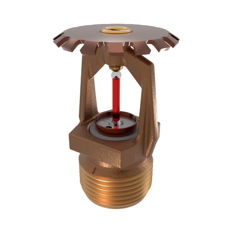 Viking® VK532, Microfast Model M, 11.2K, Extra Large Orifice, Extended Coverage, Upright, QR/SR, 3/4" NPT, Brass, 155 Degree 08687AB Fire Sprinkler Head - WeSupplyIt.com