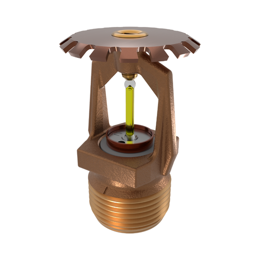 Viking® VK532, Microfast Model M, 11.2K, Extra Large Orifice, Extended Coverage, Upright, QR/SR, 3/4" NPT, Brass, 175 Degree 08687AD Fire Sprinkler Head