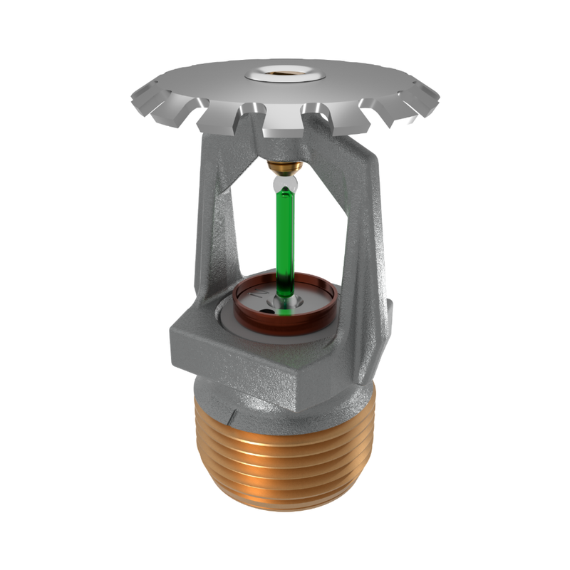 Viking® VK532, Microfast Model M, 11.2K, Extra Large Orifice, Extended Coverage, Upright, QR/SR, 3/4" NPT, Chrome, 200 Degree 08687FE Fire Sprinkler Head