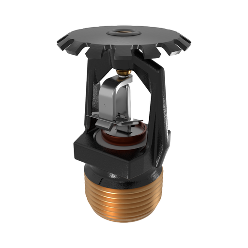 Viking® VK535, Microfast Model M, 11.2K, Extended Coverage, Fusible Link, Upright, QR, 3/4" NPT, Black, 165 Degree 14139MC/B Fire Sprinkler Head