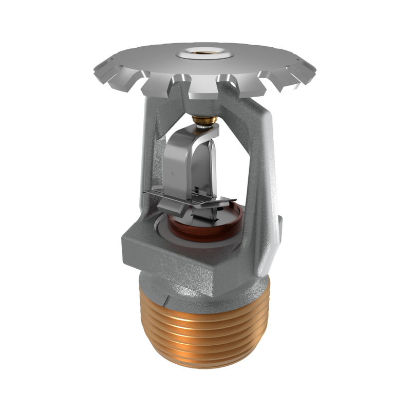 Viking® VK535, Microfast Model M, 11.2K, Extended Coverage, Fusible Link, Upright, QR, 3/4" NPT, Chrome, 205 Degree 14139FE Fire Sprinkler Head