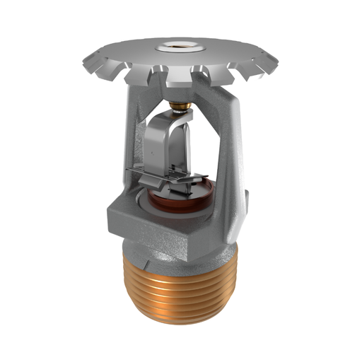 Viking® VK535, Microfast Model M, 11.2K, Extended Coverage, Fusible Link, Upright, QR, 3/4" NPT, Chrome, 205 Degree 14139FE Fire Sprinkler Head