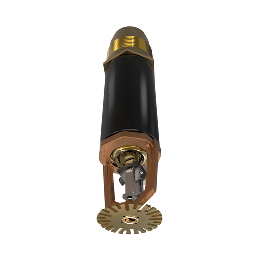 Viking® VK544, ELO, Standard, Dry Sprinkler, 11.2K, Pendent, Fusible Link, SR, Plain Barrel, 1 1/4” NPT, Brass, 165 Degree, 12” Length, 19830AC12 Fire Sprinkler Head