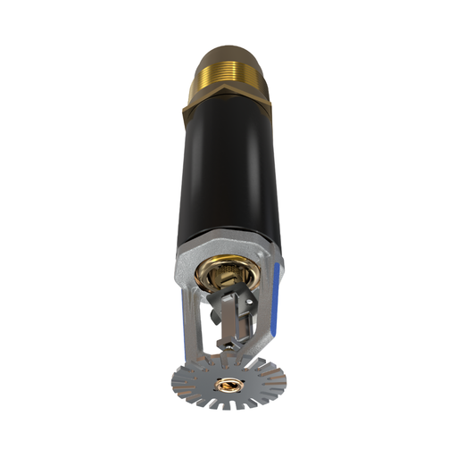Viking® VK544, ELO, Standard, Dry Sprinkler, 11.2K, Pendent, Fusible Link, SR, Plain Barrel, 1 1/4” NPT, Chrome, 205 Degree, 18” Length, 19830FE18 Fire Sprinkler Head