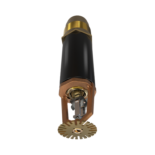 Viking® VK547, ELO, Standard, Dry Sprinkler, 11.2K, Pendent, Fusible Link, QR, Plain Barrel, 1 1/4” NPT, Brass, 165 Degree, 12” Length, 19828AC12 Fire Sprinkler Head