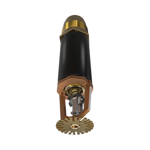 Viking® VK547, ELO, Standard, Dry Sprinkler, 11.2K, Pendent, Fusible Link, QR, Plain Barrel, 1 1/4” NPT, Brass, 280 Degree, 24” Length, 19828AG24 Fire Sprinkler Head