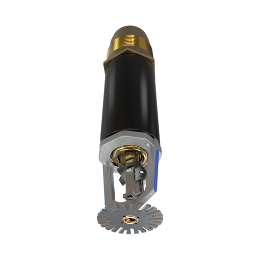Viking® VK547, ELO, Standard, Dry Sprinkler, 11.2K, Pendent, Fusible Link, QR, Plain Barrel, 1 1/4” NPT, Chrome, 205 Degree, 12” Length, 19828FE12 Fire Sprinkler Head