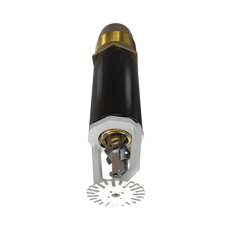 Viking® VK547, ELO, Standard, Dry Sprinkler, 11.2K, Pendent, Fusible Link, QR, Plain Barrel, 1 1/4” NPT, White, 280 Degree, 12” Length, 19828MG/W12 Fire Sprinkler Head