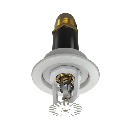 Viking® VK548, ELO, Standard, Dry Sprinkler, 11.2K, Pendent, Fusible Link, QR, Recessed Adjustable, 1 1/4” NPT, White, 165 Degree, 24” Length, 19833MC/W24 Fire Sprinkler Head