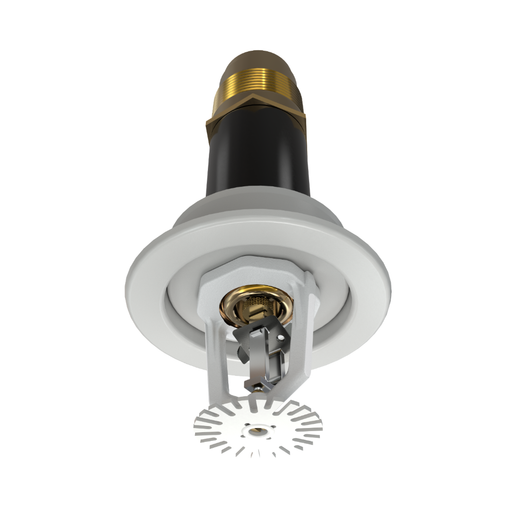 Viking® VK548, ELO, Standard, Dry Sprinkler, 11.2K, Pendent, Fusible Link, QR, Recessed Adjustable, 1 1/4” NPT, White, 205 Degree, 12” Length, 19833ME/W12 Fire Sprinkler Head